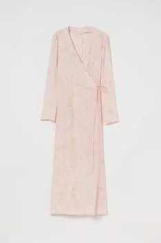 Облегающее платье H&M, светло-розовый/цветы