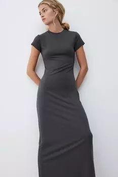 Облегающее платье из джерси H&M, серый
