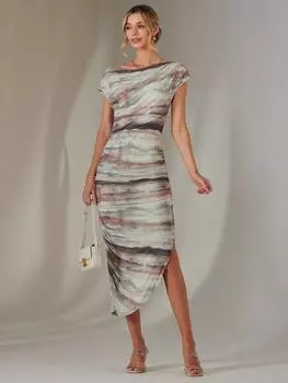 Облегающее платье лоис Jolie Moi, коричневый