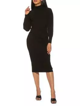 Облегающее платье миди valeria Alexia Admor Black