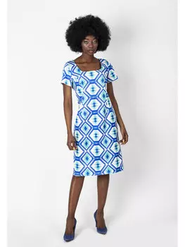 Облегающее платье Perso, синий