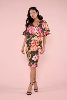 Облегающее платье PixieGirl Petite, черный