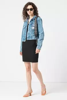 Облегающее платье с логотипами Calvin Klein Jeans, черный