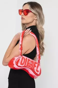 Облегающее платье с логотипом Diesel, черный