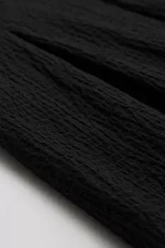 Облегающее платье с вырезами сзади H&M, черный
