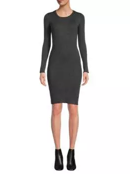 Облегающее платье в рубчик Saks Fifth Avenue Chalkboard