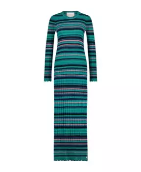 Облегающее платье вязки в рубчик Fabienne Chapot, мультиколор