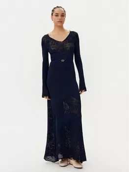 Облегающее трикотажное платье 251TP3240 Twinset, синий