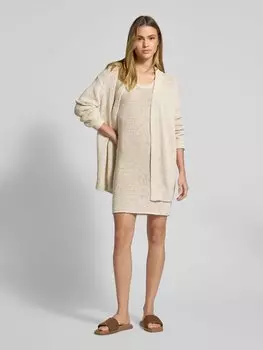 Облегающее трикотажное платье из хлопковой смеси Marc O'Polo, экрю