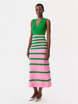 Облегающее трикотажное платье LS2516005 Lola Casademunt, зеленый