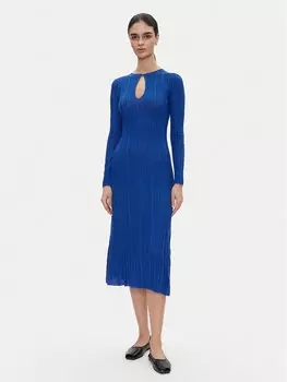 Облегающее трикотажное платье Natasha PL953642 Pepe Jeans, синий