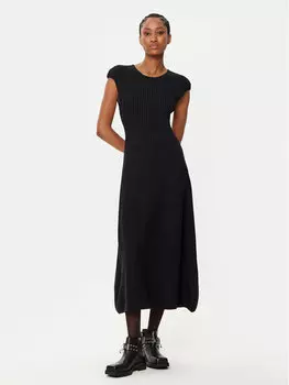 Облегающее трикотажное платье XW000119 AF10352 UC001 Armani Exchange, черный