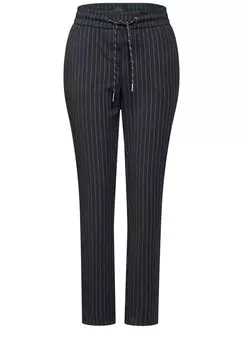 Облегающие брюки CECIL Tracey, темно-серый