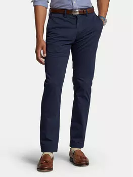 Облегающие брюки чинос 710778778002 Polo Ralph Lauren, синий
