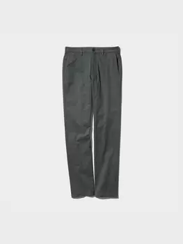 Облегающие брюки-чинос длинные Uniqlo, зеленый