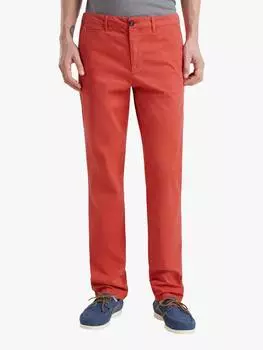Облегающие брюки чинос из хлопчатобумажной смеси Benetton, цвет Brick Red