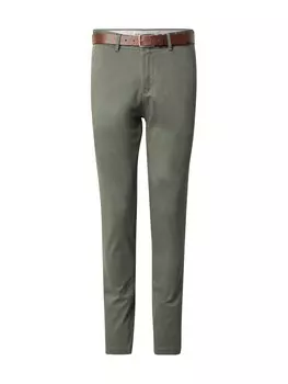 Облегающие брюки-чинос JACK & JONES JPSTMARCO JJLEGACY, оливковый