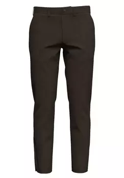 Облегающие брюки чинос SELECTED HOMME Miles Flex, коричневый