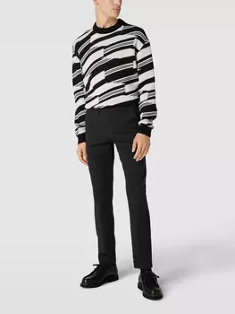 Облегающие брюки чиносы простого кроя, модель «NEW Miles» Selected, черный