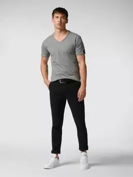 Облегающие брюки-чиносы с эластичной отделкой Jack & Jones, черный