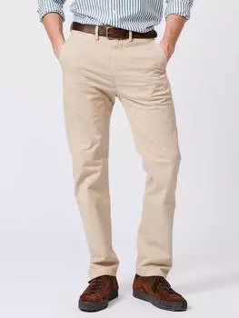 Облегающие брюки-чиносы с эластичной резинкой Aubin, цвет Stone