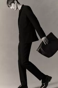 Облегающие брюки H&M, черный