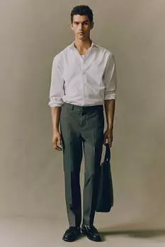 Облегающие брюки H&M, серый
