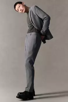 Облегающие брюки H&M, серый