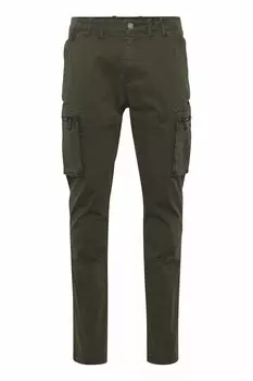 Облегающие брюки-карго INDICODE JEANS Cargas, оливковый