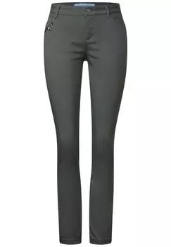 Облегающие брюки STREET ONE, зеленый