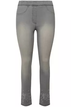 Облегающие джеггинсы MIAMODA, цвет Smoke grey