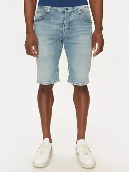 Облегающие джинсовые шорты Chicago 1012672 Mustang, синий