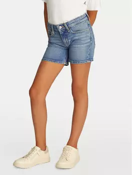 Облегающие джинсовые шорты IG0IG02892 Calvin Klein Jeans, синий