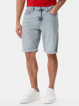 Облегающие джинсовые шорты J30J327193 Calvin Klein Jeans, синий