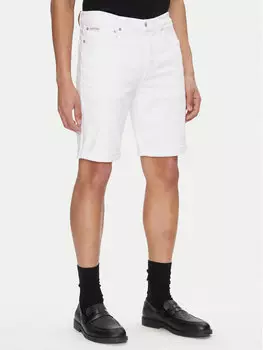 Облегающие джинсовые шорты J30J327536 Calvin Klein Jeans, белый