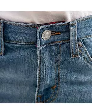 Облегающие джинсовые шорты Levi's Big Boys 8-20, синий