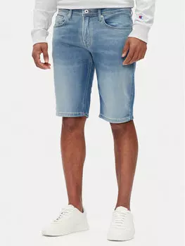 Облегающие джинсовые шорты PM801075 Pepe Jeans, синий