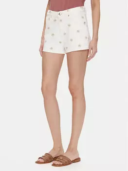 Облегающие джинсовые шорты Rider 112363514 Lee, белый