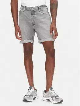 Облегающие джинсовые шорты Rider 112363904 Lee, серый