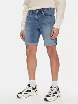 Облегающие джинсовые шорты Scanton DM0DM20960 Tommy Jeans, синий