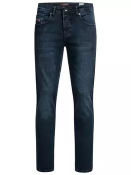 Облегающие джинсы Alessandro Salvarini, цвет Blue denim/Dark blue