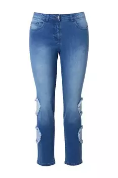 Облегающие джинсы Angel of Style, цвет Blue denim/Light blue