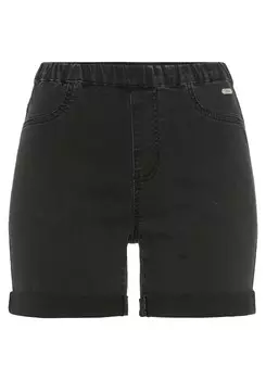 Облегающие джинсы BUFFALO, черный деним