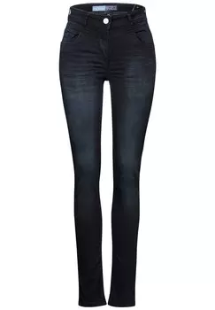 Облегающие джинсы CECIL, темно-синий