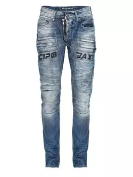 Облегающие джинсы CIPO & BAXX, синий