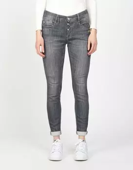 Облегающие джинсы Gang, цвет Grey/Grey denim