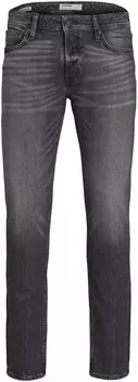 Облегающие джинсы JACK & JONES Tim Original, черный деним