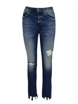 Облегающие джинсы John Richmond, синий