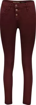 Облегающие джинсы PLEASE, бордовый