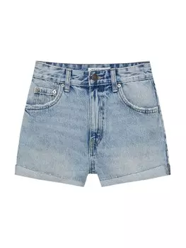 Облегающие джинсы Pull&Bear, синий деним